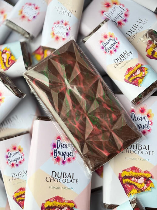 Dream Bouquet Dubai Chocolate – Luxury Chocolate with Pistachio & Kunafa